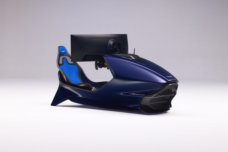 Aston Martin and Curv Racing Simulators reveal the new AMR-C01-R, an evolution of the ultimate luxury racing simulator